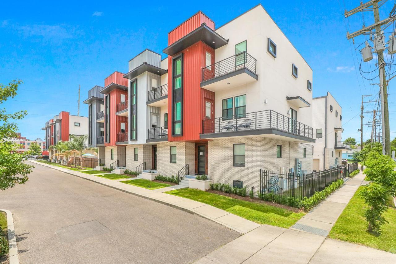 Modern 4Br Townhouse In Bienville Villas 뉴올리언스 외부 사진